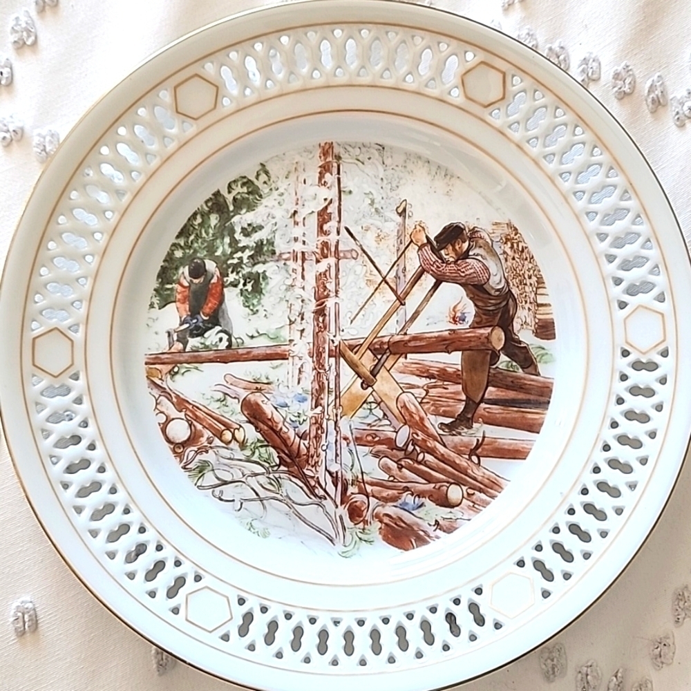Denmark/ Danish Carl Larsson Collection "Working in the Woods" limited edition